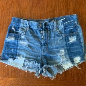 High rise shorts
